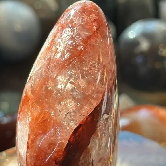 🔥SALE🔥 Fire Quartz Crystal Freeform! - Picture 9 of 13
